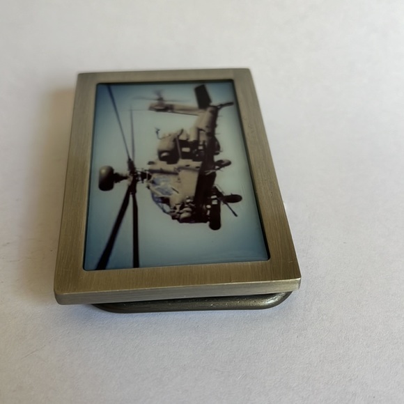 Apache Helicopter Aircraft Military Belt Buckle - Picture 5 of 10